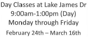 lake james day classes
